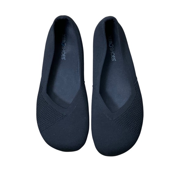 Xero Shoes Phoenix Knit Black Barefoot Ballet Flats Womens 9.5 - Picture 2 of 6